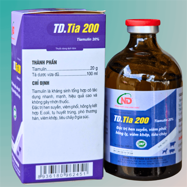 ND TD TIA 200 (Tiamulin 20%) 100ml - Ảnh 3
