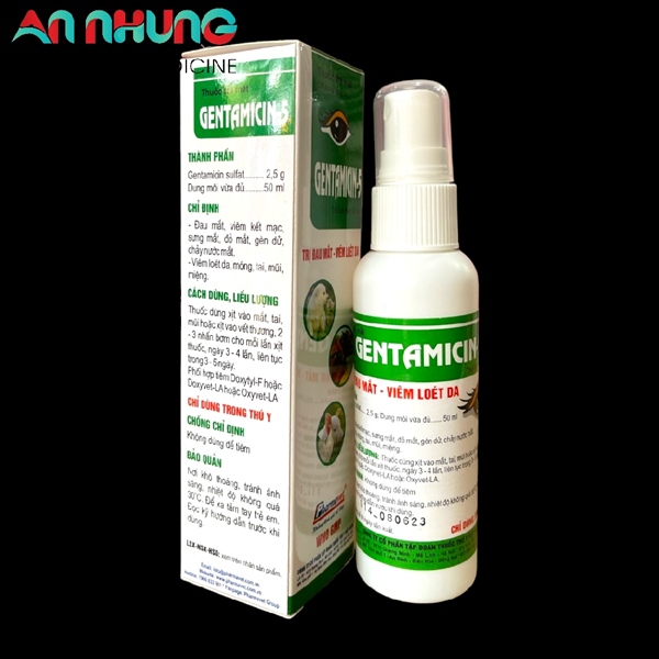 Drich Gentamycin 50ml - Xịt - lọ 50ml - Ảnh 2