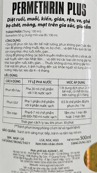 Agriviet Permethrin 100ml - Chai - Ảnh 4