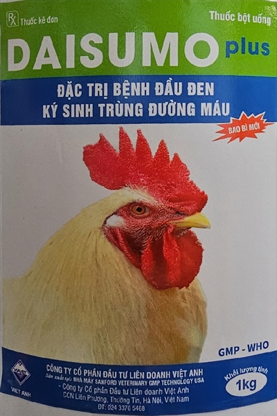 VIA DAISUMO 100gr - Đầu đen, ký sinh trùng đường máu - Gói 100gr - Ảnh 4