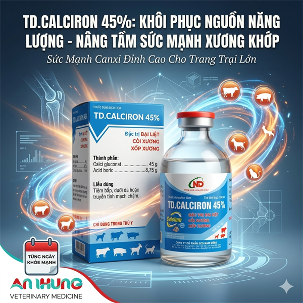 ND CALCIRON 45% (Truyền tĩnh mạch) 100ml - 100ml