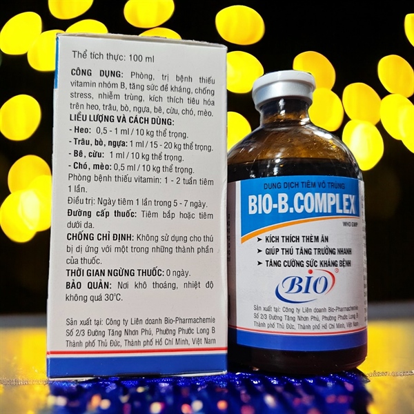 BIO BCOMPLEX 100ml - KHÔNG C - Màu xanh da trời - Lọ 100ml - Ảnh 2