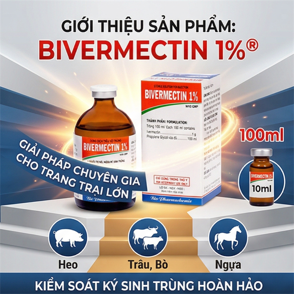 Bivermectin 1% - Chó mèo - Lọ nhỏ 10ml - Ảnh 4