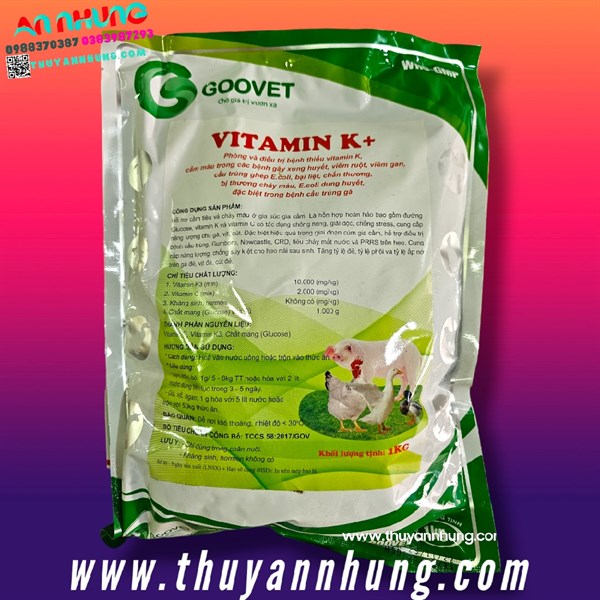 GOOVET VITAMIN K+ - gói 5in1
