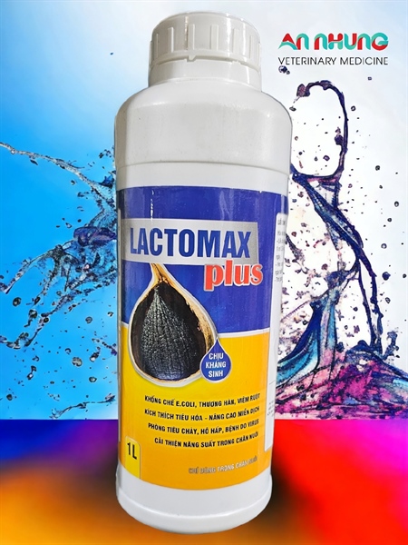 AGRIVIET LACTO MAX PLUS - Men tỏi Chịu kháng sinh 1 lít - Can - Ảnh 2