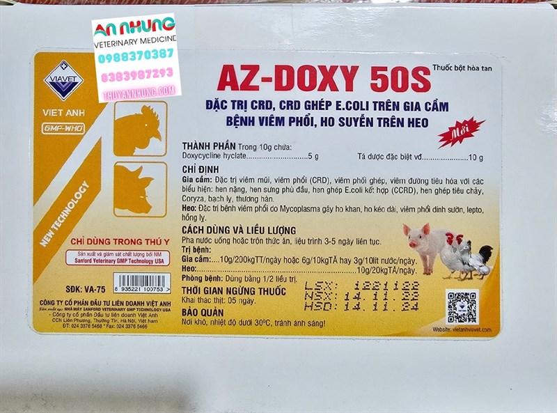 Viavet az Doxy 50s 10gr - Gói 10gr - Ảnh 4