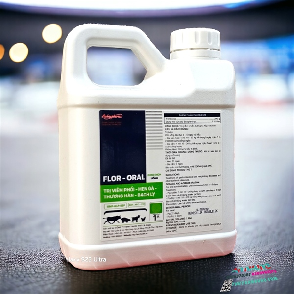 Á CHÂU FLOR 20% Oral 1 lít - Can 1 lít - Ảnh 2