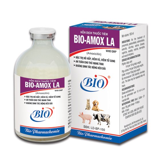BIO AMOX LA - Lọ 100ml - Ảnh 2