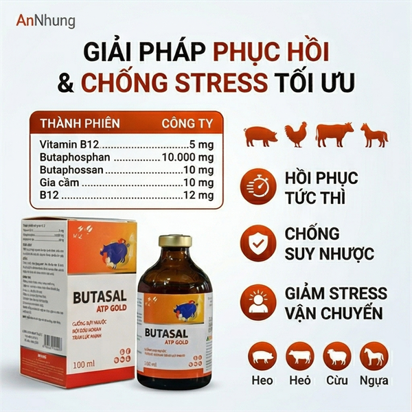 AGRI BUTASAL - ATP GOLD 100ml ( Đỏ Cam) - Lọ - Ảnh 4
