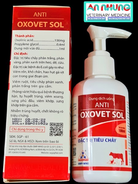 Sagophar Anti Oxovet Sol (đỏ) 100ml - Chai - Ảnh 4