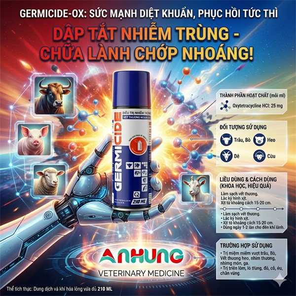Á CHÂU GERMICIDE 210ml - Lọ