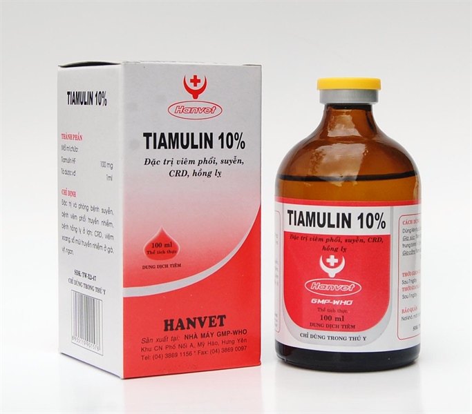 HANVET TIAMULIN 10% 100ml - Lọ