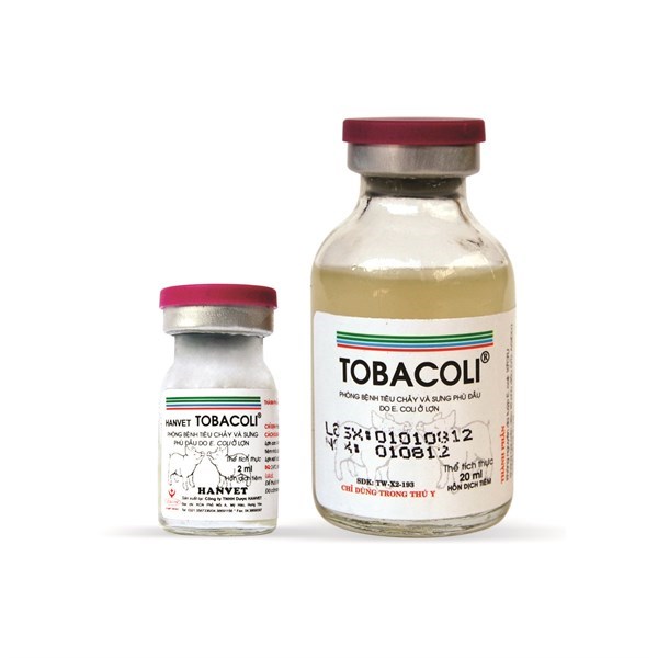 VACCINE HANVET _ TOBACOLI - ECOLI HEO CON - Lọ 10 liều - Ảnh 2