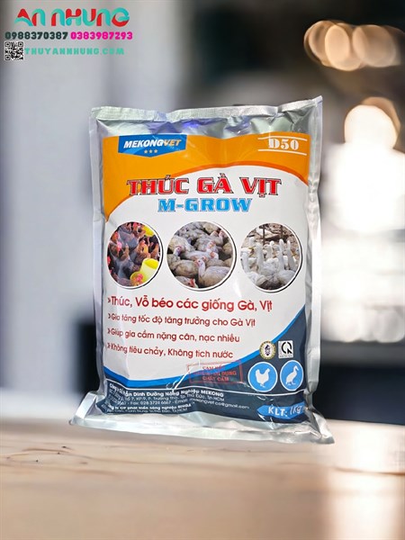 MEKONG D50 THÚC GÀ VỊT 1kg - Gói 1Kg - Ảnh 2