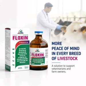 Alternative view of PROVIVET - FLOXIN - FLOR 50% LA 100ml - tác dụng 72h-96h/ mũi - APP, PPRS, LMLM,..... - Chai