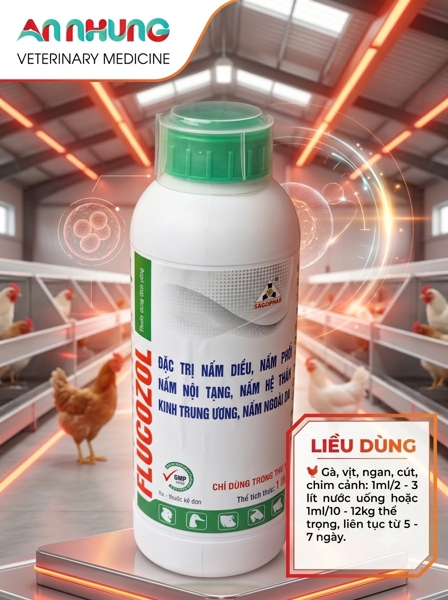 SAGOPHAR FLUCOZOL 25% - 1 LÍT - CHAI - Ảnh 2