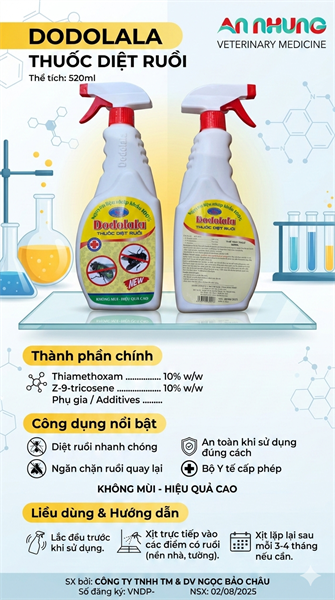 DODOLALA - Siêu diệt ruồi - 520ml - Chai - Ảnh 4