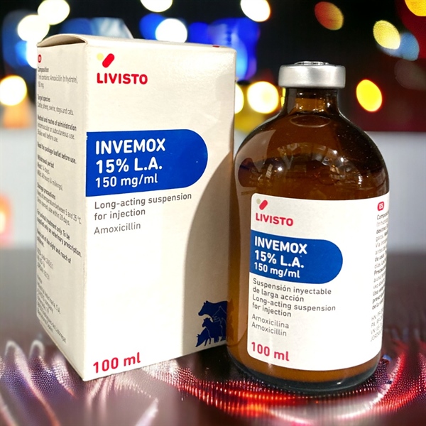 TBN Invermox 15% 100ml (Amox Tây Ban Nha) - Chai - Ảnh 2