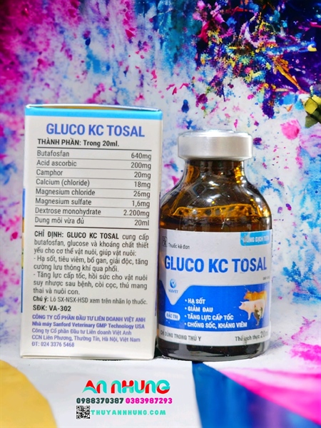 Viavet Gluco kc Tosal - Lọ 20ml - Ảnh 2