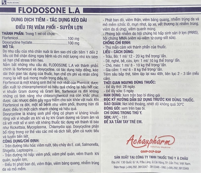 Á CHÂU FLODOSONE - 48h - chai - Ảnh 5