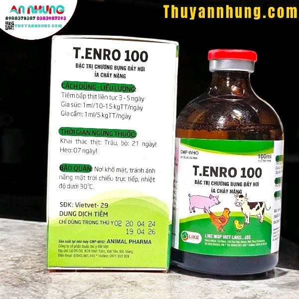 LIKE T. ENRO 100 (10%) - chai 100ml - Ảnh 3
