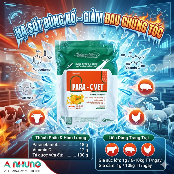 Á CHÂU PARA C VET 1 kg - Para 18% - 1 kg 10in1 - Ảnh 3
