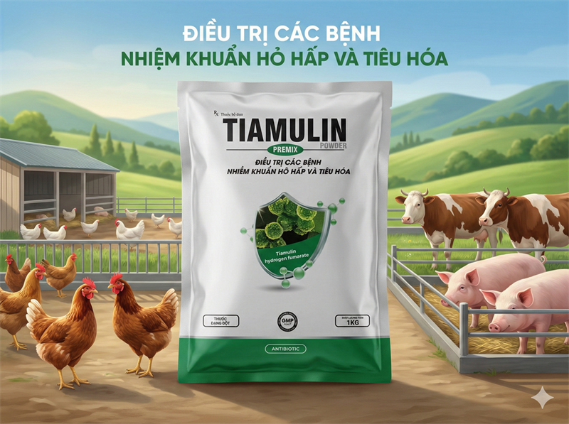 AGRIVIET TIAMULIN 10% 1Kg - Gói 10in1