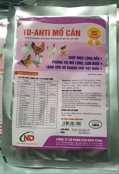 ND Anti Mổ Cắn 100g - gói - Ảnh 2