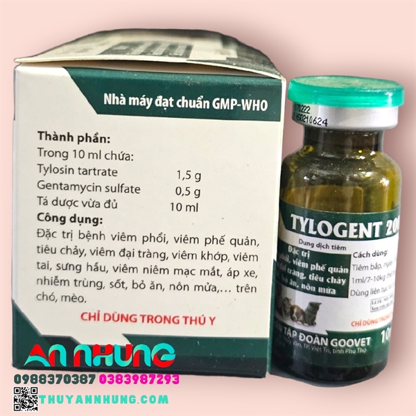 Goovet Tylogent 10ml - Genta Tylo - Hộp 10 lọ - Ảnh 4