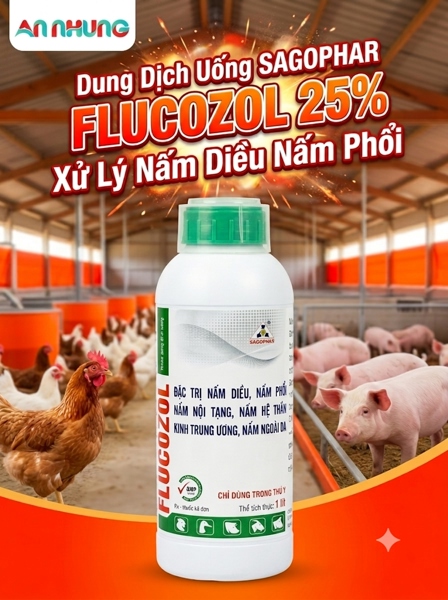 SAGOPHAR FLUCOZOL 25% - 1 LÍT - CHAI