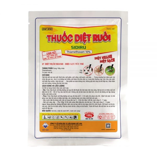 VIAVET SIDIRU - Thuốc diệt ruồi 100gr - Gói - Ảnh 4