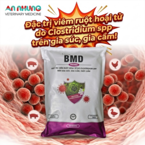 AGRI BMD Premix 1kg - Viêm ruột hoại tử do Clostrium SPP - Gói 10in1
