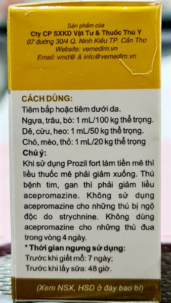VMD Prozil Fort 20ml - Chai - Ảnh 3