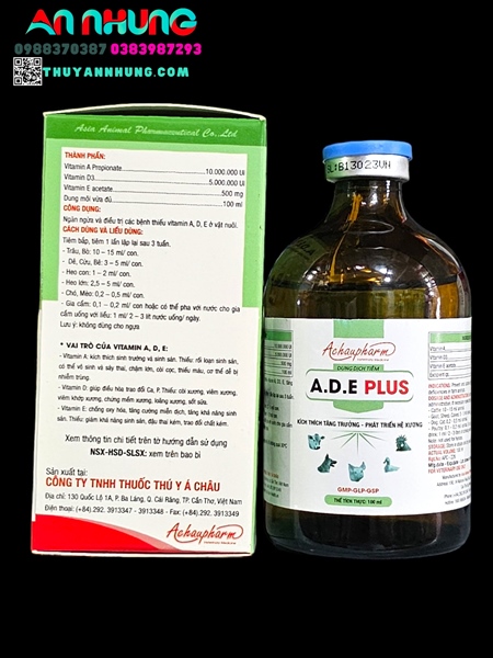 Á CHÂU ADE PLUS - AD3E - lọ 100ml - Ảnh 3