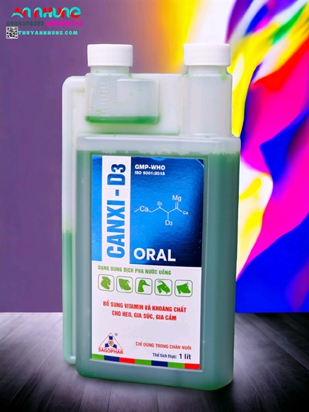 SAGOPHAR CANXI D3 1 Lít Oral - 1 LÍT - Ảnh 2