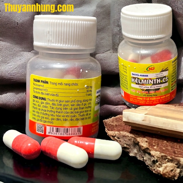 ND Helminth CS - Tẩy giun gà đá, gà chọi - Hũ 15 Viên - Ảnh 4