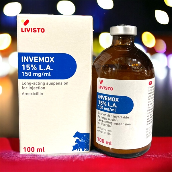 TBN Invermox 15% 100ml (Amox Tây Ban Nha) - Chai