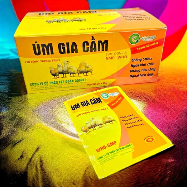 Goovet - Úm gia cầm 10gr - Hộp 50 gói - Ảnh 4