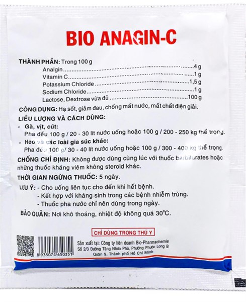 Bio Anagil C 100gr - Gói 100gr - Ảnh 3