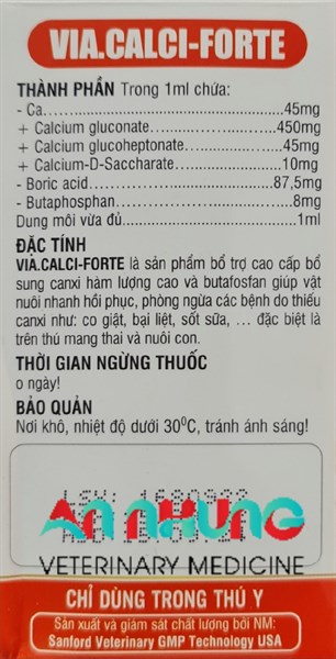 VIA CALCI FORTE 100ml - chai 100ml - Ảnh 6