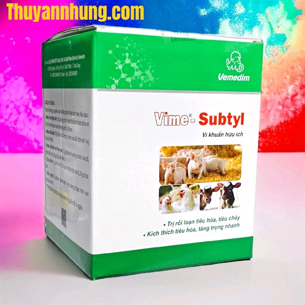 VMD Subtyl - Men tiêu hóa sống - Hộp 10 gói