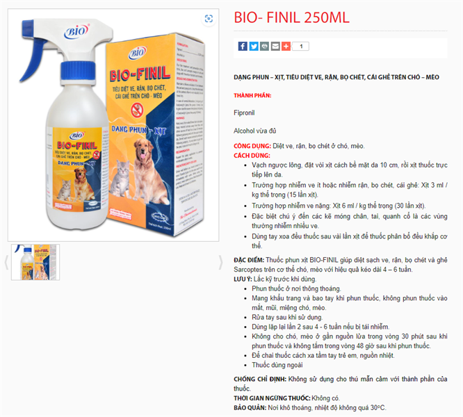 BIO FINIL 100ml - Lọ 100ml - Ảnh 5
