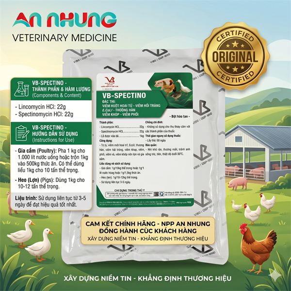 VB SPECTINO 1kg - Linco Spec - Gói 1kg 10in1 - Ảnh 3