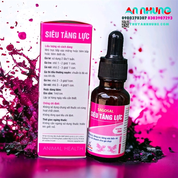 Sagophar Siêu tăng lực 20ml - chai 20ml - Ảnh 3