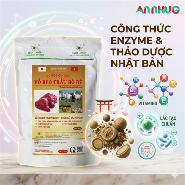 SUMI VỖ BÉO TRÂU BÒ DÊ 1kg - Gói 10in1 - Ảnh 4