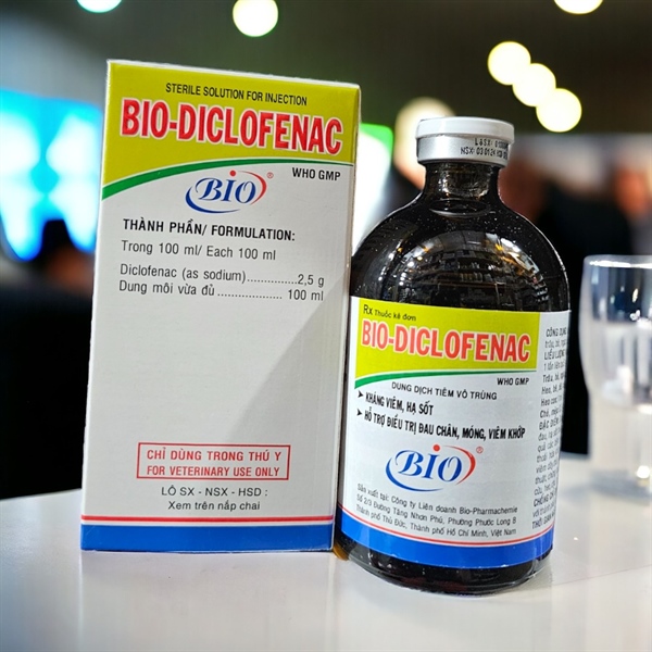 BIO DICLOFENAC 100ml - Giải quyết vấn đề đau chân, móng, viêm khớp và hạ sốt nhanh. - Lọ 100ml - Ảnh 3