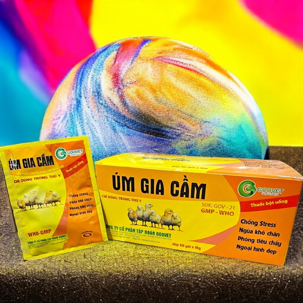 Goovet - Úm gia cầm 10gr - Hộp 50 gói - Ảnh 2