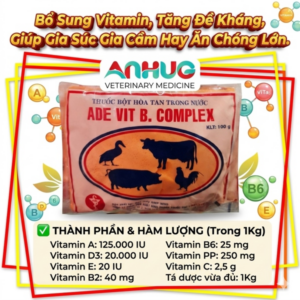 Minh Huy ADE VIT BCOMPLEX 100gr - gói/100g