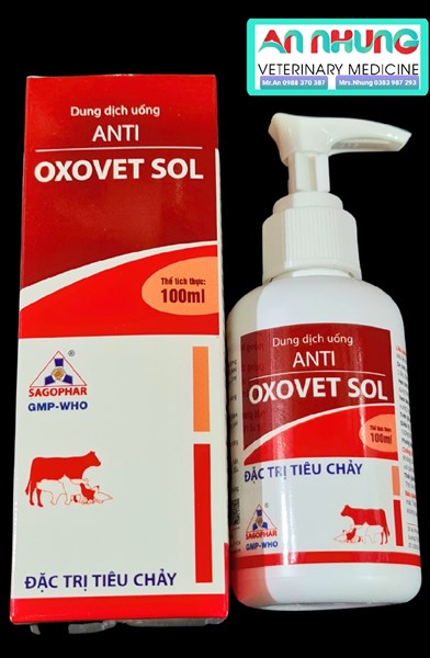 Sagophar Anti Oxovet Sol (đỏ) 100ml - Chai - Ảnh 2