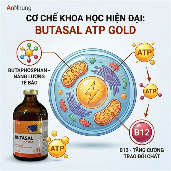 AGRI BUTASAL - ATP GOLD 100ml ( Đỏ Cam) - Lọ - Ảnh 2